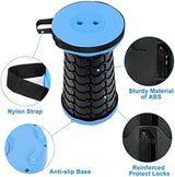 Foldable Telescoping Stool Portable, Retractable Stool for Adults, Upgraded Collapsible Folding Seats with Load Capacity 550lbs, Camping Stools for Adults