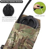 PETAC GEAR 1.5L / 3L Tactical Hydration Pack，Molle Carrier Pouch for 50 oz /100 oz Hydration Bladder Daypack Water Backpack.
