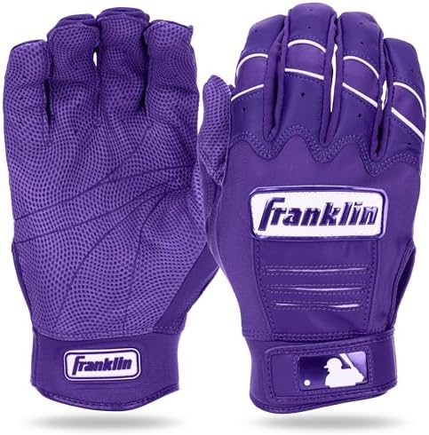 Franklin Sports MLB Baseball Batting Gloves - CFX Pro Adult + Youth Batting Glove Pairs - Baseball + Softball Batting Gloves - Multiple Sizes + Colors