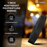 Heavyweight Polypropylene Webbing - Heavy Duty Poly Strapping for Outdoor DIY Gear Repair