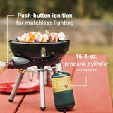 Coleman 4-in-1 Portable Propane Camping Stove, Includes Stove, Wok, Griddle & Grill; Camping Grill with Instastart Ignition, Grease Tray, & 7000 BTUs of Power for Camping, Tailgating, Grilling