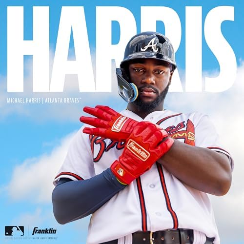 Franklin Sports MLB Youth Batting Gloves - Digitek Camo Baseball + Softball - Premium Leather - Many Sizes + Colors - Youth