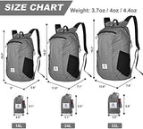 4Monster Hiking Daypack,Water Resistant Lightweight Packable Backpack for Travel Camping Outdoor