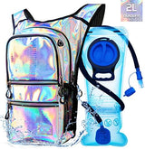 Hydration Backpack Pack, Water Backpack 20L Capacities Included 2L Hydration Bladder, Festival Essential - Rave Hydration Pack Hydropack Hydro for Hiking, Running, Biking, Festival Gear