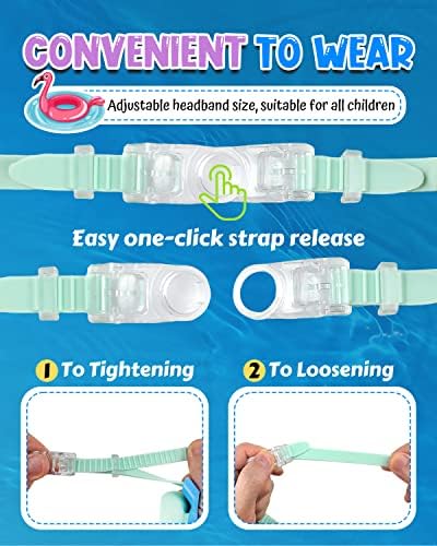 Rantizon Swim Goggles 2 Pack, Wide View Anti Fog&UV Swimming Goggles for Audlt, No Leaking Pool Accessories for Men Women Kid