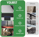 Magnetic Screen Door Mesh Keeps Bugs Out: Door Screen Magnetic Closure 40" x 83" Fits Door Size 38" x 82" - Magnetic Door Curtain Heavy Duty Fiber Fabric Washable - Hands Free Entry