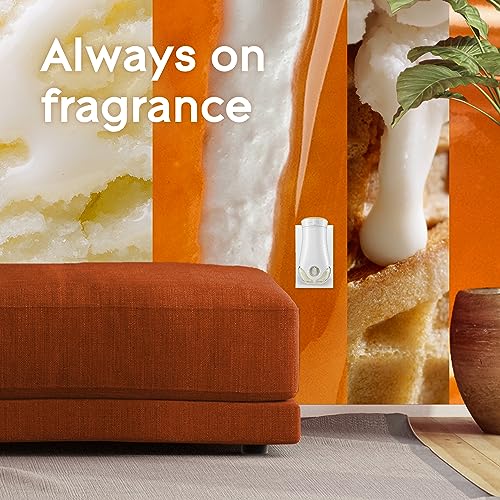 Glade PlugIns Refills Air Freshener, Scented and Essential Oils for Home and Bathroom, Vanilla Caramel Twist, 3.35 Fl Oz, 5 Count