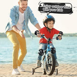 BOSONER Kids/Youth Knee Pad Elbow Pads Guards Protective Gear Set for Roller Skates Cycling BMX Bike Skateboard Inline Skatings Scooter Riding Sports