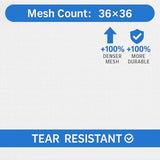 High-Density Magnetic Screen Door Mesh for Home and Patio, Tear Resistant Backdoor Screen Net with Magnetic Closure