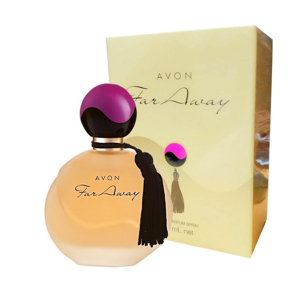AVON Far Away Eau de Parfum Spray for Women, 1.7 fl. oz. – Clean Fragrance | Far Away Signature Scent | Floral & Spicy Blend Far Away Perfume | Far Away Perfume for Women
