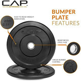 CAP Barbell Rubber Olympic Bumper Plate | Multiple Options/Colors