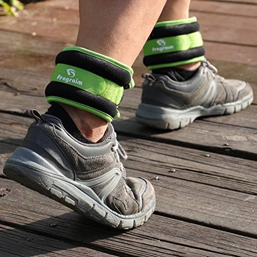 Ankle Weights for Women, Men and Kids - 1/2/3/4/6/8/10/12/15/20 LBS 1 Pair Strength Training Wrist/Leg/Arm Weight with Adjustable Strap for Jogging, Gymnastics, Aerobics, Physical Therapy