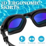 WIN.MAX Polarized Swimming Goggles Swim Pool Goggles Anti Fog Anti UV No Leakage Clear Vision for Men Women Adults Teenagers