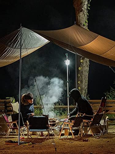 Tarp Poles, Telescoping Tent Poles, Ultra-Lightweight Portable Aluminum Sun Shade Poles That Extends Up to 7'6",Suitable for Camping, Tent, Awning, Beach Shelter(2 PCS)