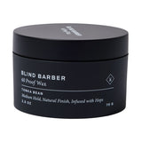 Blind Barber 60 Proof Hair Wax for Men - Water-Based Wax for Hair Styling and Daily Care - Medium Hold & Workable - Made with Volumizing Hops Extract and No Greasy Oils (2.5 Oz)
