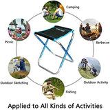 AOUTACC Ultralight Portable Folding Camping Stool for Outdoor Fishing Hiking Backpacking Travelling(XL:13"x14"x15";Large:11.8"x11"x11.4"; Medium:8.3"x9.5"x 11")