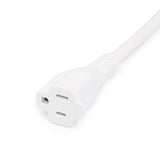 Amazon Basics Extension Cord, 13 Amps, 125V, 20 Foot, White, 2-Pack
