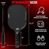 BAGAIL Pickleball Paddles, USAPA Approved Fiberglass Surface Pickleball Set, Lightweight Pickle Ball Rackets with 4 Balls, 1 Bag, Designed in California for Traction and Stability