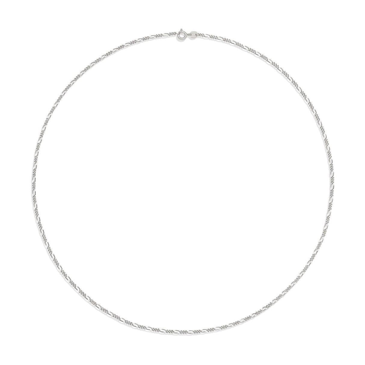 Amazon Essentials 14k Gold or Sterling Silver Plated Figaro Chain Necklace