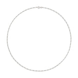 Amazon Essentials 14k Gold or Sterling Silver Plated Figaro Chain Necklace