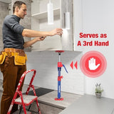 WORKPRO Cabinet Jack Support Pole, 18-1/2" to 29-1/2" Steel Telescopic Quick Support Rod Adjustable 3rd Hand Support System with 154 lbs Capacity for Cabinet Jack, Drywall Jack& Cargo Bars, 2-Pack