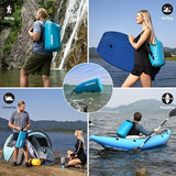 MARCHWAY Floating Waterproof Dry Bag Backpack 5L/10L/20L/30L/40L, Roll Top Sack Keeps Gear Dry for Kayaking, Rafting, Boating, Swimming, Camping, Hiking, Beach, Fishing