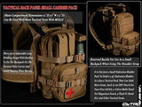 Tactical Small MOLLE Hydration Pack Outdoor Water Bladder Carrier Pack for Vest Backpack