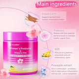 Her Juicy Feminine Probiotics Gummies,Women's Health - Supports ph Balance,with Slippery Elm, Prebiotics & Lactobacillus Blend, Immune System, Pineapple Flavor-60 Gummies (2)