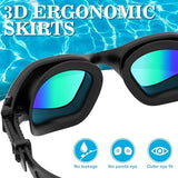 WIN.MAX Polarized Swimming Goggles Swim Pool Goggles Anti Fog Anti UV No Leakage Clear Vision for Men Women Adults Teenagers