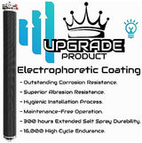 Garage Door Torsion Springs with Non-Slip Winding Bars, Oil-Free Electrophoretic Coated Coil 2-Inch Diameter Spring Set, 1 Pair, 207 X 2'' X 22''