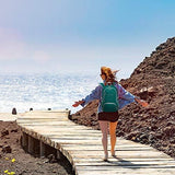 ZOMAKE Lightweight Packable Backpack 30L, Foldable Hiking Backpacks Water Resistant Compact Folding Daypack for Travel(Dark Green)