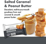 Bonk Breaker Plant Based Protein Bars, Gluten Free, Dairy Free, 11g Protein, Salted Caramel & Peanut Butter, 12 Pack