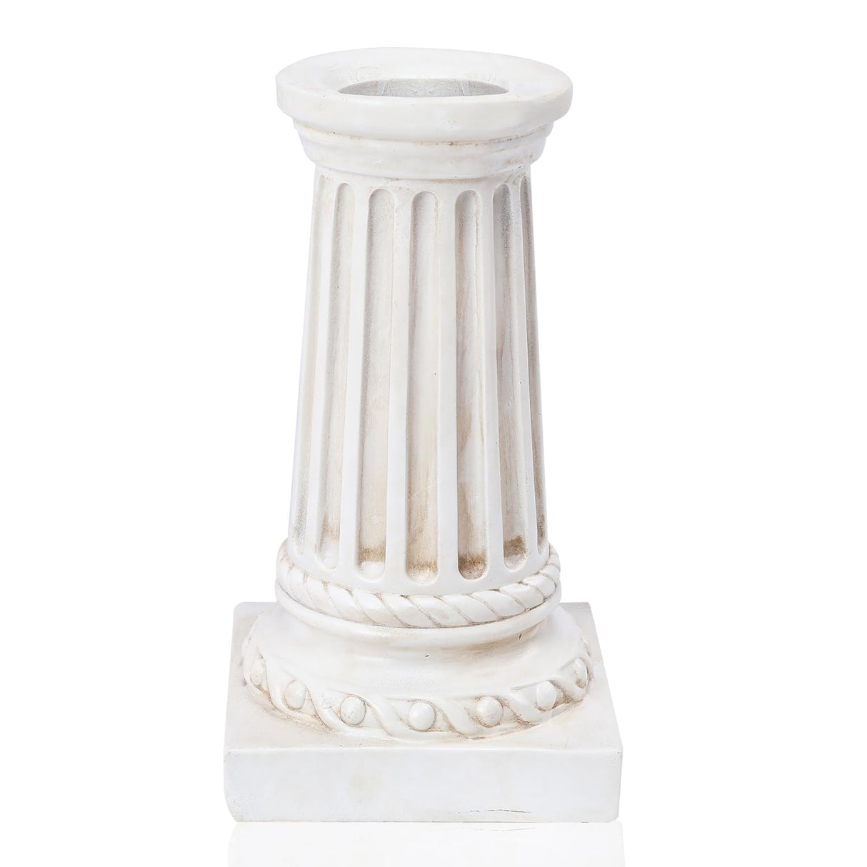 VCUTEKA Gazing Ball Stand, 8-10" Gazing Globe Outdoor Roman Garden Pedestal