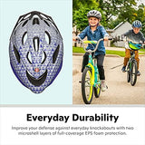 Schwinn Thrasher Bike Helmet for Youth Boys Girls Age 8-14 Years Old, Suggested Fit 55-58cm, Lightweight Microshell Design with Adjustable Side & Chin Strap, CPSC Safety Certified, Sleek, Sporty Style