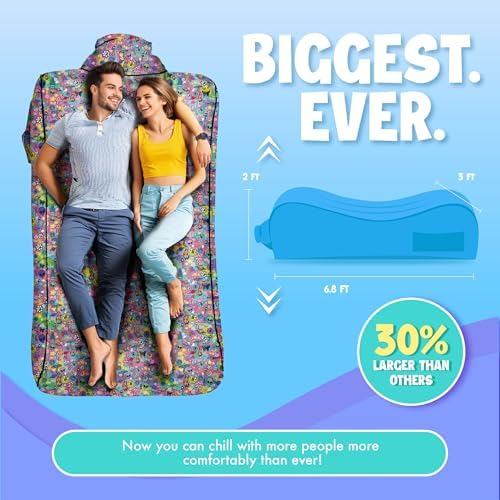 Chillbo Inflatable Couch – Cool Inflatable Chair. Upgrade Your Camping Accessories. Easy Setup is Perfect for Hiking Gear, Beach Chair and Music Festivals.