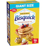 Betty Crocker Bisquick Pancake and Baking Mix, Original, Makes About 145 Pancakes, Giant Size, 96 oz
