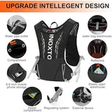 INOXTO Hydration Vest Backpack,Lightweight Water Running Vest Pack with 1.5L Water Bladder Bag Daypack for Hiking Trail Running Cycling Race Marathon for Women Men