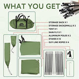 1/2 Person Backpacking Tent for 4-Season - Winter Waterproof Tent for One Person, Lightweight Camping Tent for Backpacking, Easy Set Up Cold Weather Tent by Underwood Aggregator