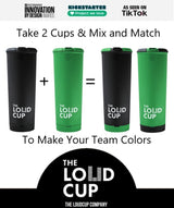 The LoudCup Tumbler + Stadium Horn - Insulated Cup Reusable Water Bottle Coffee Travel Mug - Worlds Loudest Cup for Game Day
