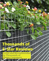 SEBOSS Hardware Cloth 1/2 inch 48 x 100 Ft 19-Gauge, Hot-dip Galvanized After Welding, Chicken Wire Fencing Wire Mesh Roll Rat Wire Gopher Mesh