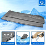Sukeen [4 Pack] Cooling Towel (40"x12"),Ice Towel,Soft Breathable Chilly Towel,Microfiber Towel for Yoga,Sport,Running,Gym,Workout,Camping,Fitness,Workout & More Activities (Dark Grey)