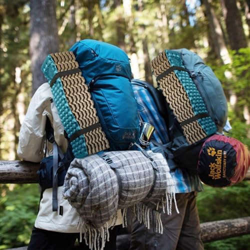 Foam Camping Pads for Hiking, Ultralight Closed Cell Mattress, Waterproof Soft Mat for Adults, Wide Picnic Yoga Mats, Folding Sleeping Pad for Outdoor Backpacking