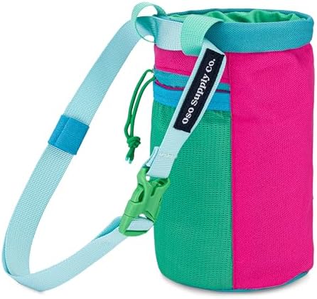 Classic Chalk Bag for Rock Climbing, Bouldering Chalk Bag Bucket with Quick-Clip Belt, Zippered Pockets and Pouch - Perfect Indoor/Outdoor Rock Climbing Gear Equipment