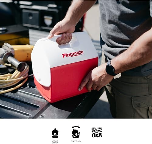 Igloo Playmate Pal Cooler, Blue/White, 7 Qt