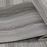 Wood Grain Peel and Stick Floor Tiles – 11.8” Width, Full Roll Length of 590" – Versatile Design for Any Space, Light Color Self Adhesive Vinyl Flooring, Waterproof and Non-Slip Features