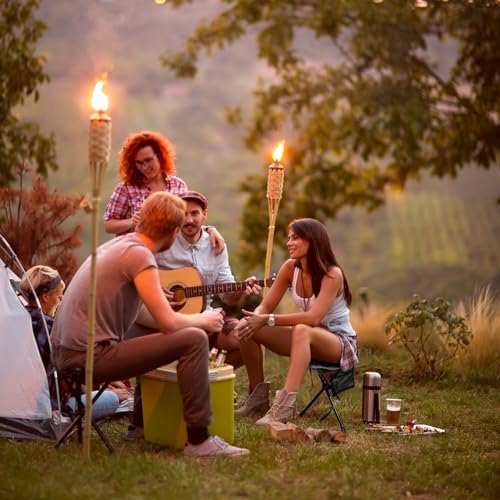 REDCAMP 2 Pack Folding Tripod Stools for Adults, Lightweight Portable Camping Stools for Fishing Hunting Backpacking Traveling, Black