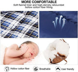 REDCAMP Cotton Flannel Sleeping Bag for Camping Backpacking, Adults Cold Weather Envelope Sleeping Bags with 2/3/4lbs Filling