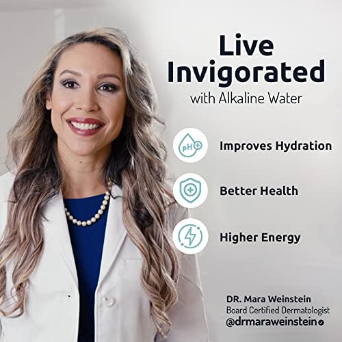 PH001 - Black Alkaline Water Filter – Replacement Filters for All Invigorated Water Pitcher & Dispenser Filtration Systems – BPA-Free, Removes Chlorine, Heavy Metals – 95 Gallons per Filter (3-Pack)