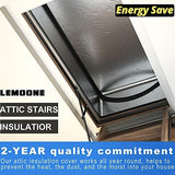 Attic Stairs Insulation Cover 25"x54"x11", Pull Down Ladder Attic Door Insulation Cover for Garage, Easy Use Installation Tool 400 Staples
