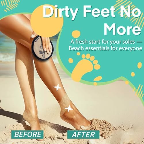 Beach Sand Remover Sand Eraser Kids Adult Women Men Summer Essentials Sunscreen Chair Cover Towel Blanket Shell Tote Bag Tent Umbrellas Shovel Toy Castle Building Cup Holder Clip Hat Canopy Shade 2Pcs